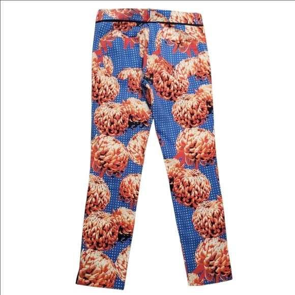 RARE! L.A.M.B By Gwen Stefani Floral & Polkadot Patterned Women's Pants - Picture 4 of 10